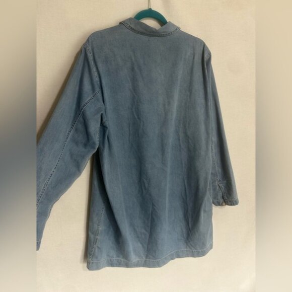 J.crew Popover dress in chambray - Picture 8 of 9